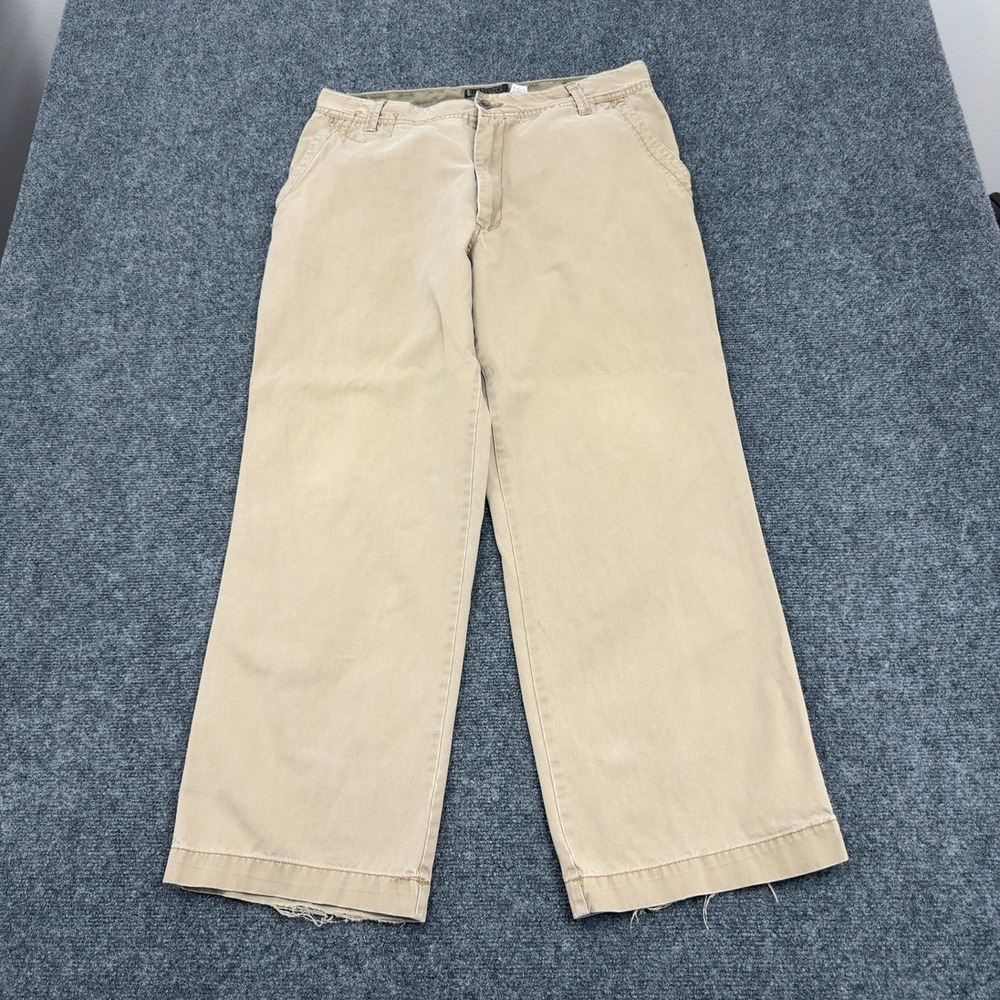 Vintage Old Navy Pants Mens 36X30 Tan Cotton Loose Fit Skater Grunge Streetwear